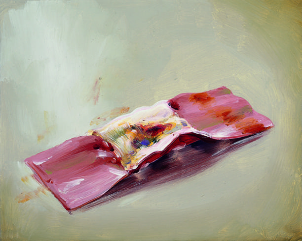 Cornelius Völker, Pflaster, 2013, Öl auf Leinwand, 40x55 cm Foto: Christoph Münstermann, Düsseldorf © Cornelius Völker, 2016 VG Bild-Kunst Bonn