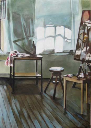 Bild 24 »Atelier II«, Öl auf Leinwand, 170 x 120 cm