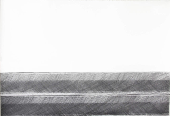 Kantenzeichnung 201306, 2013, Bleistift, 103,5 x 153 cm