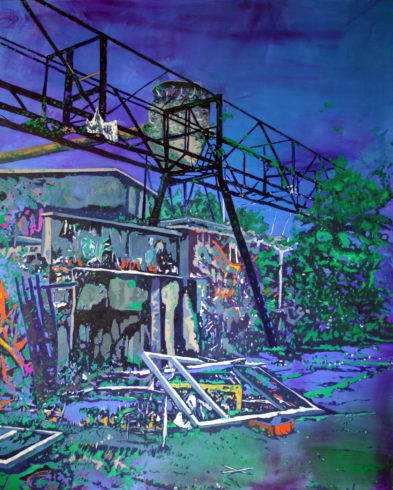 White flag, Öl auf Leinwand, 200 x 160cm, 2015