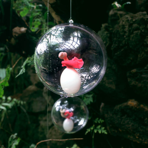 Objekte o.T. (2.06.ff1-45), Kunststoff, Fimo, Durchmesser 16 cm, Installationsprojekt 