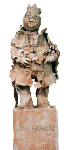 Aus der Serie Bayerische Könige, Keramik, 60 x 20 x 20 cm, Foto: Rosemarie Zacher