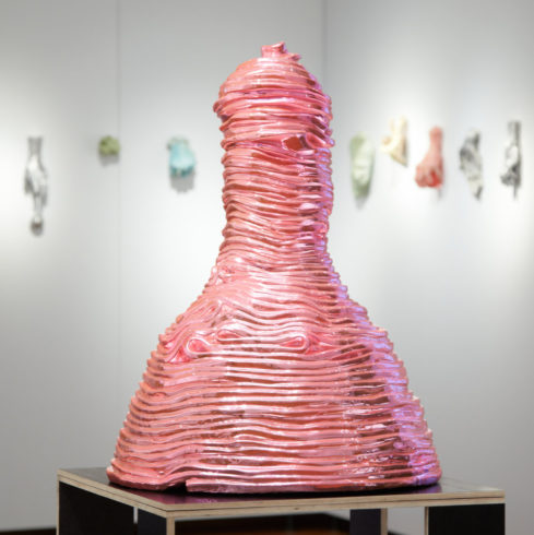 2015, Kunststoff, Speziallack, ca. 50x50x80 cm. Foto Nik Schölzl