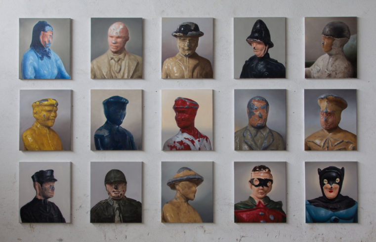 Homo Ludens, 2016/2017, Öl auf Leinwand, 58 x 49 cm