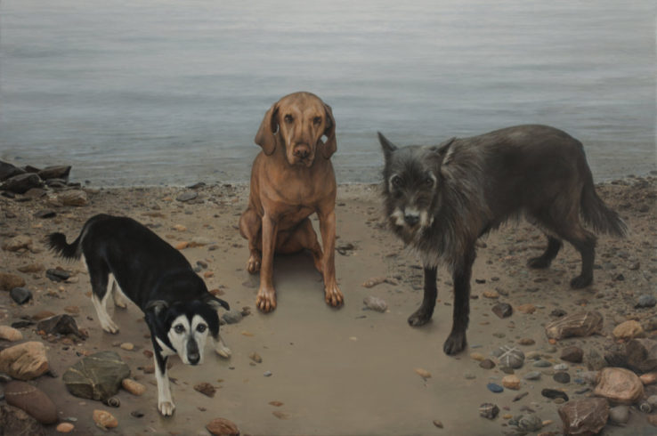 When We Get There, 2018, Öl auf Leinwand, 140 x 210 cm