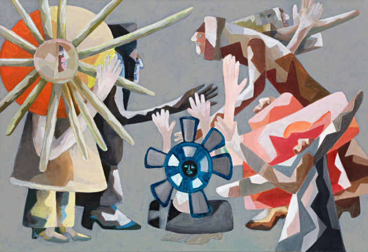 Dwarf, 2018, Acrylic/Canvas, 110 x 160 cm, Courtesy of the Artist, Foto: Hans-Georg Gaul