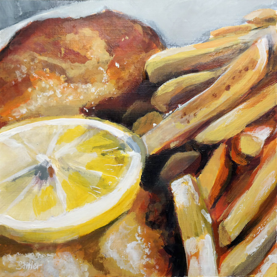 BU: Tagesbild Schnitzel Pommes, Foto: © Dietmar Stiller