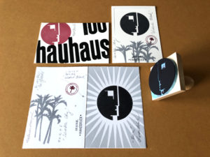 Stempel Karten Bauhaus