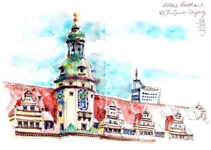 Altes Rathaus Leipzig, 2019, Foto © Hans-Christian Sanladerer