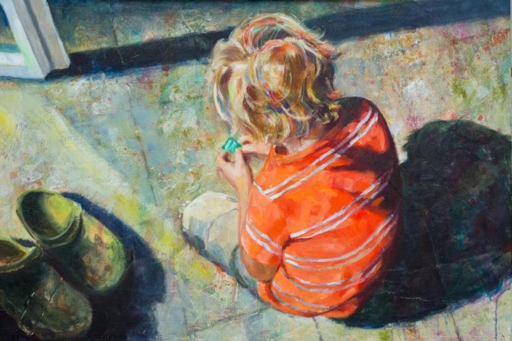 Emil, Acrylfarbe auf Leinwand, 75 x 110 cm, 2018