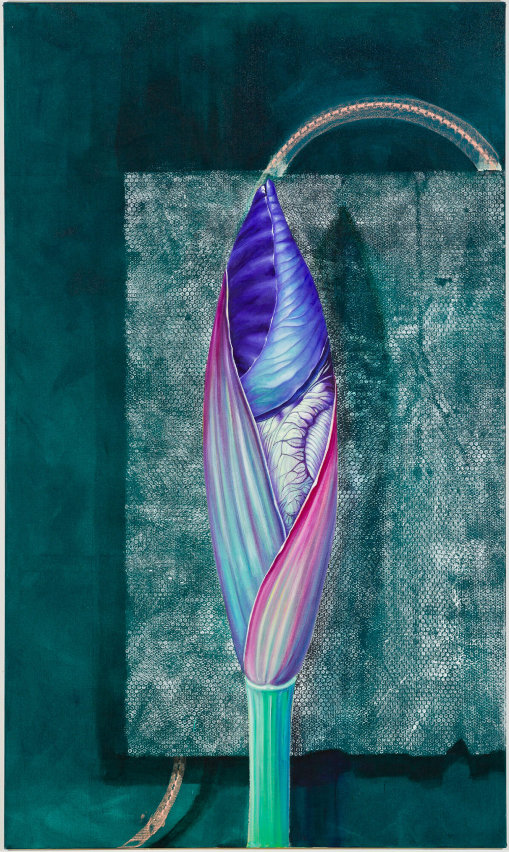 Nazar, 2020, Acryl/Öl/Ölpastell auf Leinwand, 220 x 140 cm, VG Bild-Kunst, Bonn 2020/ Stephanie Pech, Foto: Eric Lichtenscheidt