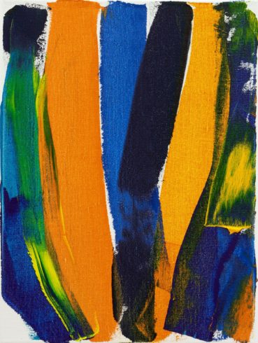 Morris Louis, 2020, Öl auf Leinwand, 40 x 30 cm, Privatsammlung, © Chunqing Huang, Foto: Tom Wolf