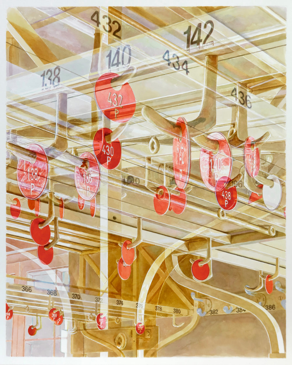 Getting Lost, 2021, Aquarell auf Papier, 108 x 86,5 cm, Foto: Peter Holl, © VG Bild-Kunst, Bonn 2022