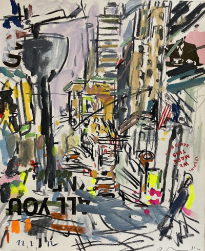 All You, Mixed Media, New York 22.2.22, 26,5 x 21,5 cm VG Bild-Kunst, Bonn 2022 / Alfonso Mannella, Foto: Alfonso Mannella