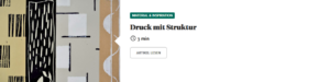Druck mit Struktur