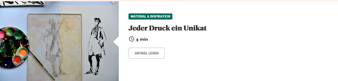 Jeder Druck ein Unikat