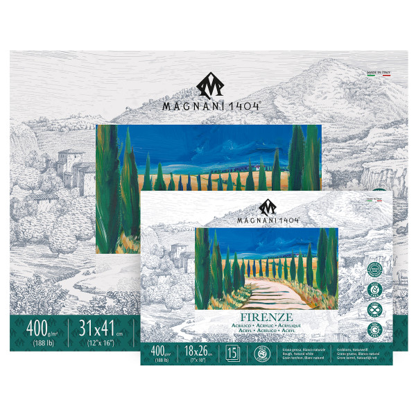 Magnani 1404® Firenze Acrylmalpapier-Block