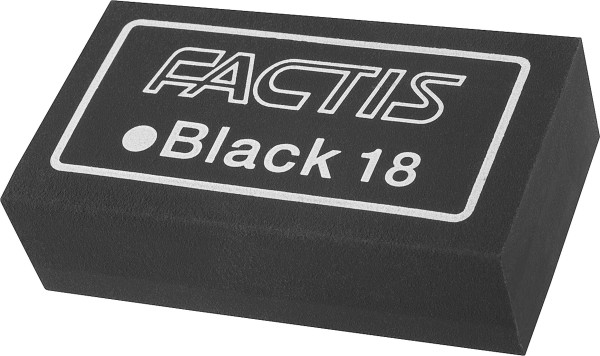 Factis Black 18 Radiergummi