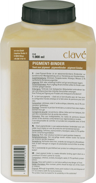 clavé Pigment-Binder