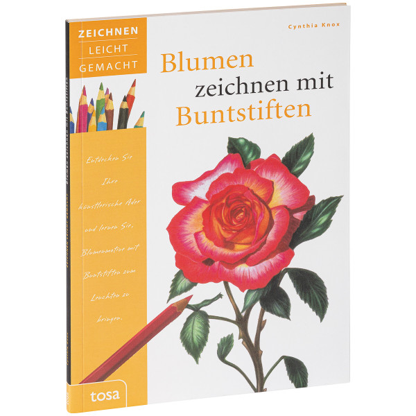 Tosa Verlag Blumen zeichnen mit Buntstiften