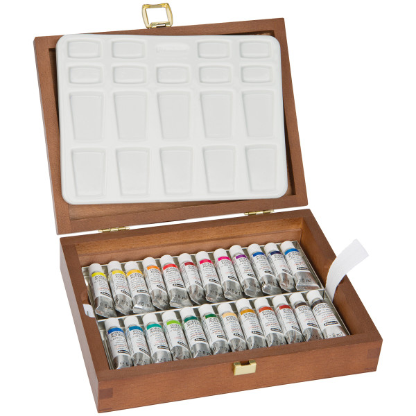 Schmincke – Horadam Aquarell Künstler-Aquarellfarbkasten, 24x 5 ml