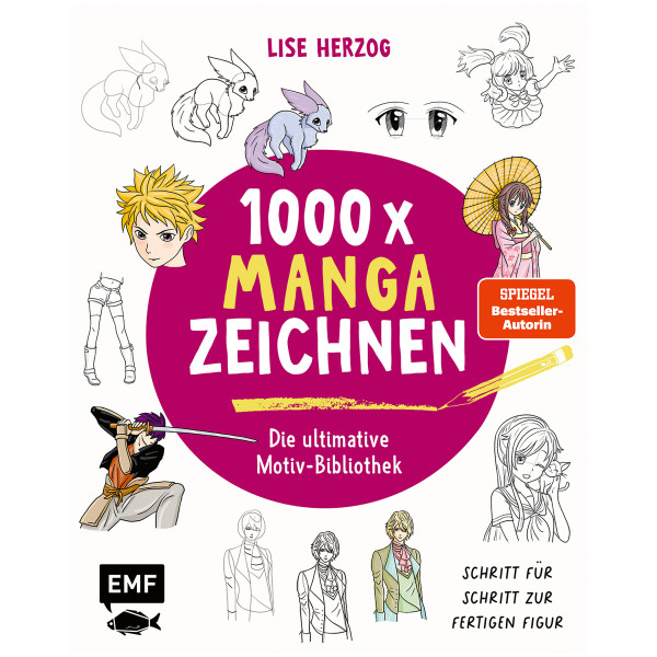 Edition Michael Fischer Die ultimative Motiv-Bibliothek – 1000 x Manga zeichnen